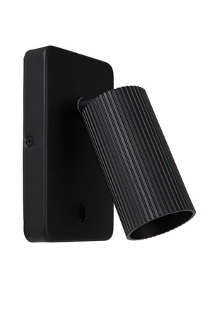 Lucide kinkiet Clubs 1xGU10 czarny 09239/11/30