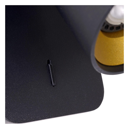 Lucide kinkiet Turnon GU10/5W czarno/złoty 09928/05/30