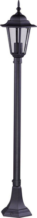 Kaja lampa stojąca zewnętrzna Standard E27 czarna 112cm IP44 K-6009B CZARNY