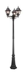 Elstead latarnia 3xE27 czarna 227cm IP43 NR8-BLK