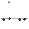 Aldex lampa wisząca Bot 4xGU10 czarna 1047L