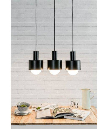 Ummo lampa wisząca Enkel 3 3xE27 czarna EN3322P0
