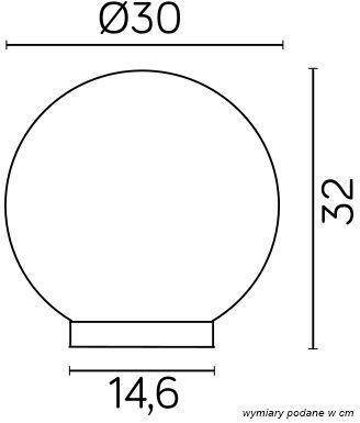 Su-ma lampa stojąca zewnętrzna Alekule E27 czarna 32cm IP44 G 300 Z