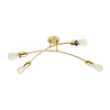 TK Lighting plafon Helix 4xE27 złoty 4688