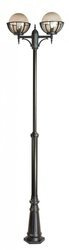 Su-ma latarnia Kule z koszykiem 250 2xE27 czarna/patyna 185-285cm IP43 OGMWN 2 KPO 250 FU