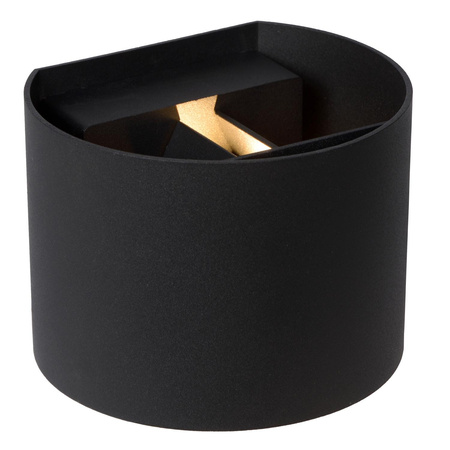 Lucide kinkiet łazienkowy Axi LED okrągły czarny 69201/06/30