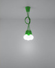 Sollux lampa wisząca Diego 3 E27 zielona SL.0582