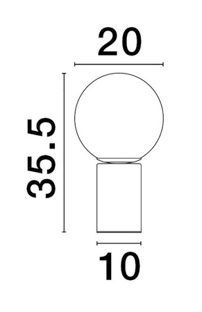 Luces Exclusivas lampa stołowa LED Adela E27 1x12W IP20 złota LE43360