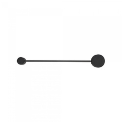 Nowodvorski kinkiet Orbit I GX53 czarny 7805