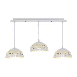 Milagro lampa wisząca Lisa 3xE27 biała ML6139