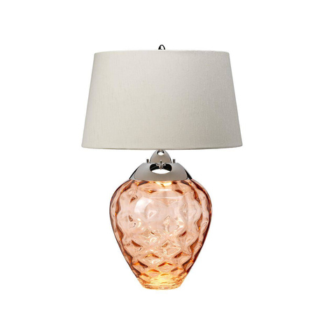 Quintiesse lampka biurkowa Samara 2xE27 + GU10 szaro/pomarańczowy Ø45,7cm QN-SAMARA-TL-SLM