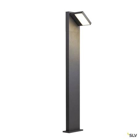 SLV lampa stojąca zewnętrzna LED Flat 14W 750lm 3000/4000K antracytowa 100cm IP55 1002992
