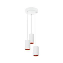 Spectrum lampa wisząca Chloe 3xGU10 biała SLIP005005