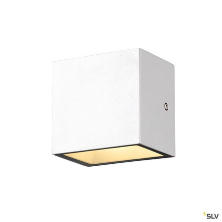 SLV kinkiet zewnętrzny LED Sitra Cube 10W 1120lm 3000K biały IP44 1002033