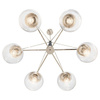 Quintiesse lampa wisząca Marilyn 6xE27 nikiel QN-MARILYN6