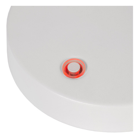 Lucide lampa podłogowa Tipik LED ściemnialna 1x3W 2700K zasilanie akumulatorowe 3 stopnie ściemniania biała 36622/03/31