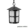 Su-ma lampa wisząca zewnętrzna Cordoba II E27 czarna/patyna IP23 K 1018/1/TD