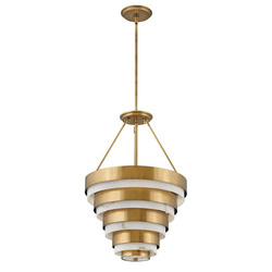 Quintiesse lampa wisząca Echelon 4xE14 mosiężna QN-ECHELON-4P