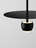 Luces Exclusivas lampa wisząca LED Baila Ø 30 cm 8W 590 lm 3000K IP20 czarna LE44533