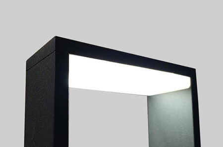 Su-ma lampa stojąca zewnętrzna LED Form 7W 480lm 4000K popielata 80cm IP54 YB19502