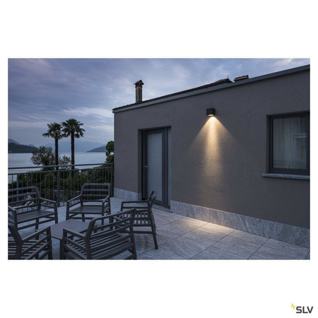 SLV kinkiet zewnętrzny LED Big Theo Wall 21W 2000lm 3000K antracytowy IP44 234525