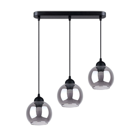Sollux lampa wisząca Alino 3xE27 czarna SL.1142