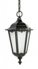 Su-ma lampa wisząca zewnętrzna Retro Classic E27 czarna/patyna IP43 K 1018/1/D