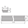 Kanlux oprawa liniowa Dicht 2xT8 biała IP65 31321