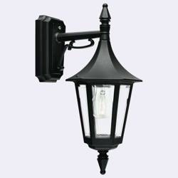 Norlys kinkiet zewnętrzny Rimini E27 czarny IP54 2591BL