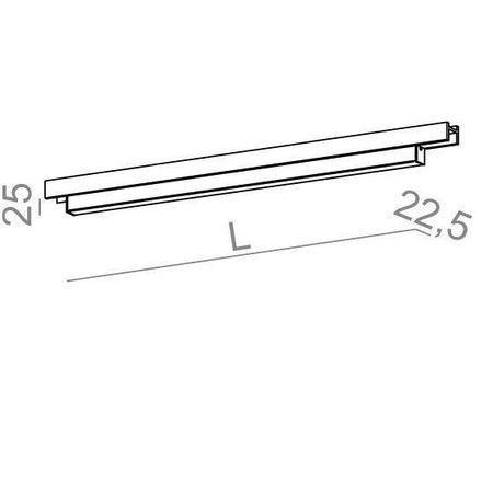 AQForm lampa szynowa LED Tru Mini 18,5W 1180lm 3000K czarna 114cm 16375-M930-D9-00-12