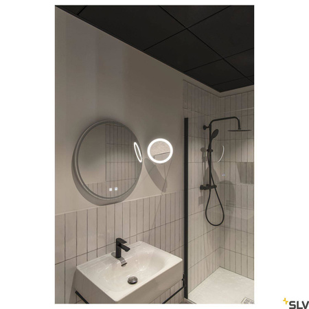 SLV lustro LED Maganda 4,8W 51lm 2700/3000/4000K chrom Ø21,6cm IP44 1004971