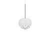 Azzardo lampa wisząca Quince 1 G9 biała AZ3080