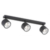 Argon plafon (reflektorki) Clevland 3xGU10 czarny 6101 BZ