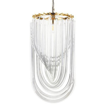 Step Into Design Wave lampa wisząca E27 złota DP0339-400 gold