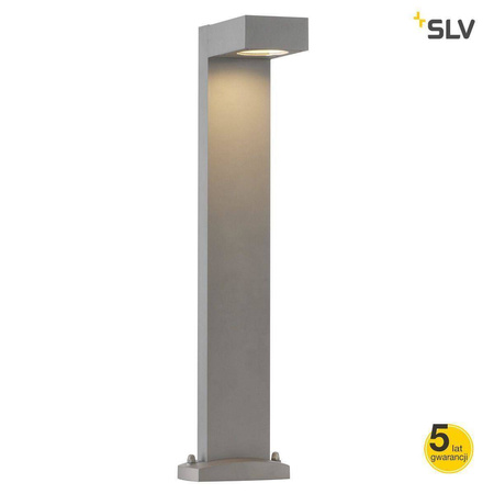 SLV lampa stojąca zewnętrzna Quadrasyl SL 75 GX53 szara 75cm IP44 232294
