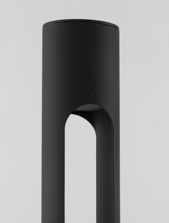 Luces Exclusivas lampa stojąca zewnętrzna LED Acatla Ø 8 cm 12W 372lm 3000K wys. 80 cm czarna LE73506