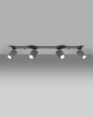 Sollux plafon Merida 4l 4xGU10 szary SL.0461