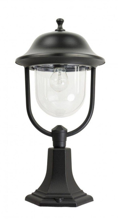 Su-ma lampa stojąca zewnętrzna Prince E27 czarna/patyna 55cm IP43 K 4011/1/O