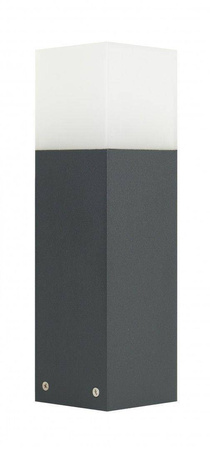 Su-ma lampa stojąca zewnętrzna Cube E27 popielata 33cm IP44 CB-330 DG