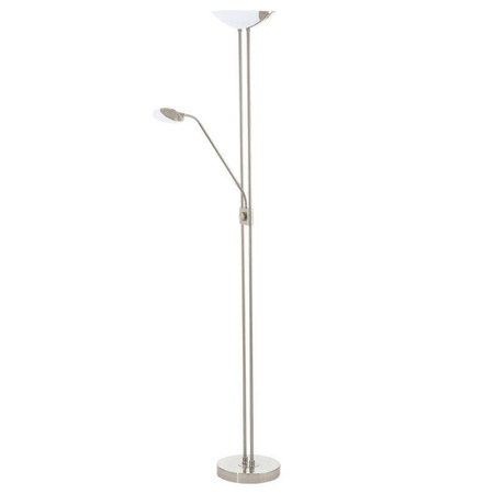 Eglo lampa podłogowa LED Baya 1 (20W 1950lm + 2,5W 240lm + 2,5W 250lm) 2440lm 3000K nikiel 180cm 93874