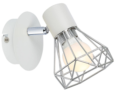 Candellux kinkiet (reflektorek) Verve E14 biały/chrom 91-61331
