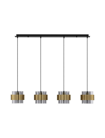 Luces Exclusivas lampa wisząca LED Vieja E27 4x12W IP20 czarno/złota LE43672