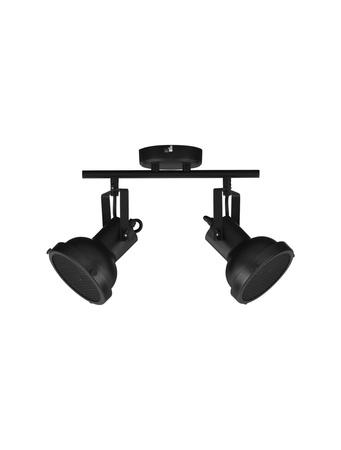 Luces Exclusivas lampa sufitowa LED Bancos GU10 2x10W IP20 czarna LE43717