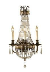 Elstead żyrandol / lampa wisząca Bellini 3xE14 brązowa FE-BELLINI-W3