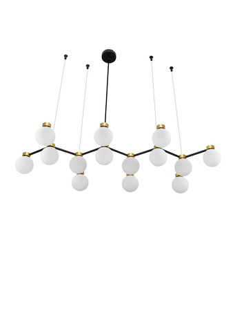 Luces Exclusivas lampa wisząca LED Caminos G9 14x5W IP20 czarno/złota LE44545