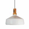 Step Into Design lampa wisząca Nordic Woody E27 biała/drewno ST-5097A