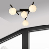 Emibig plafon Smart 4 4xE14 czarno/biały 1103/4