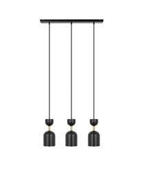 Ummo lampa wisząca potrójna Supuru 3L 3xGU10 czarna SUL332P0