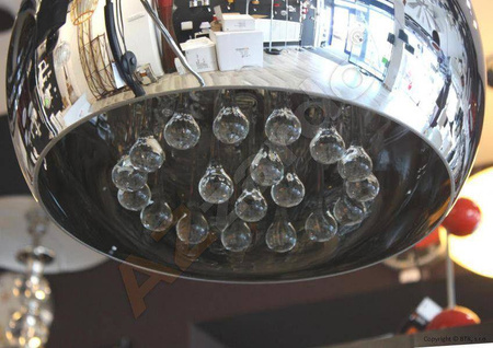 Azzardo plafon Burn 6xG9 chrom Ø50cm AZ0700