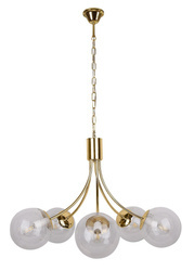 Candellux żyrandol / lampa wisząca Dani 5xE14 złota 35-79275